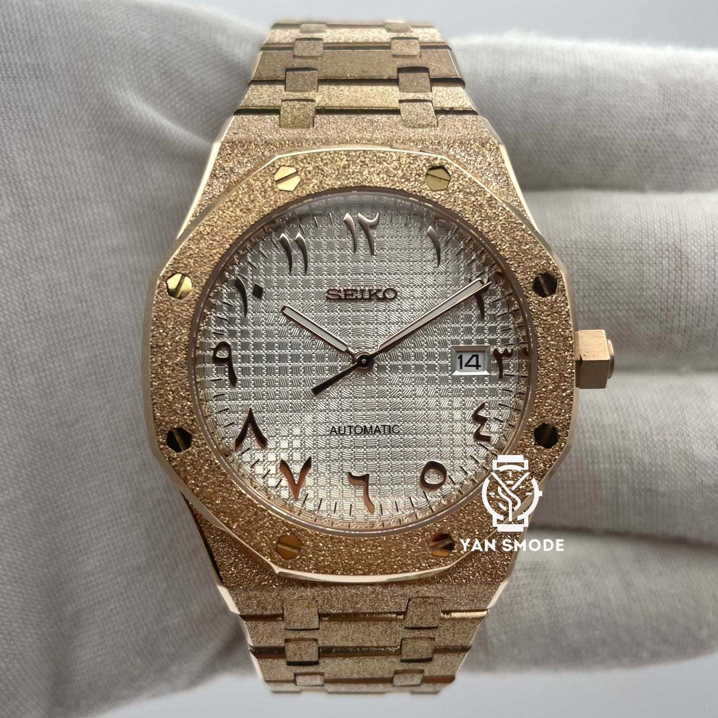Royal Oak Brilliant Black Arabic Dial Black