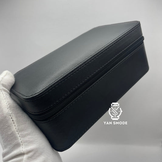 Black Leather Box Black Velvet