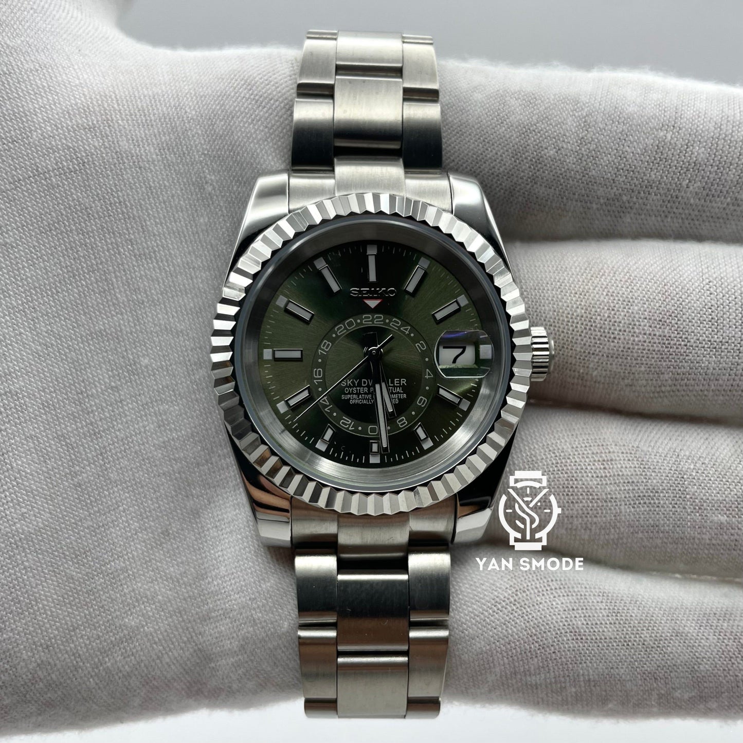 Sky Dweller Green Khaki