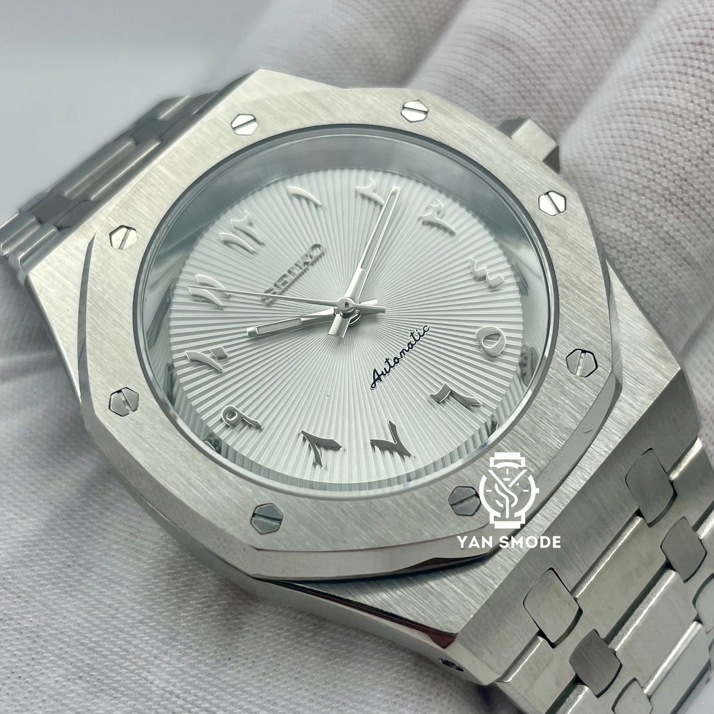 SekioMod Royal Oak Arabic Dial Blanche - Yan Smode