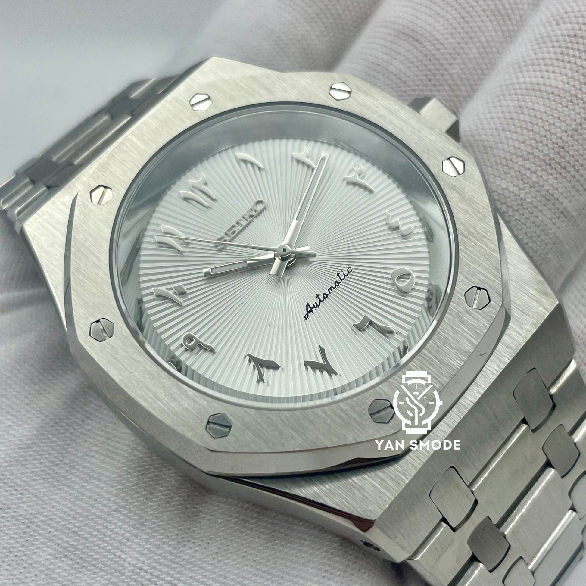 SekioMod Royal Oak Arabic Dial Blanche - Yan Smode