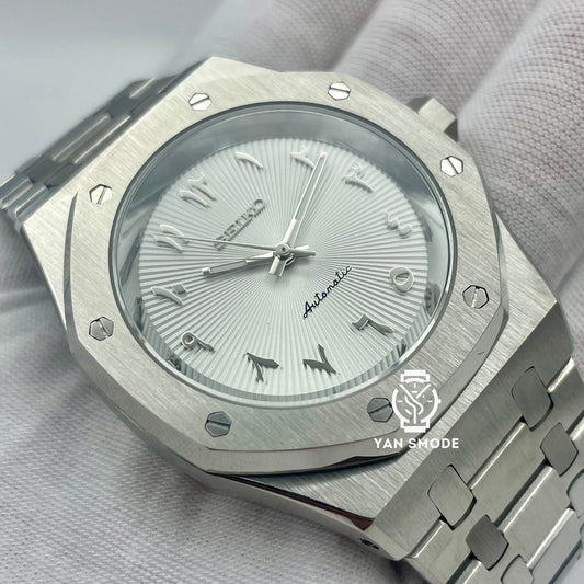 SekioMod Royal Oak Arabic Dial Blanche - Yan Smode