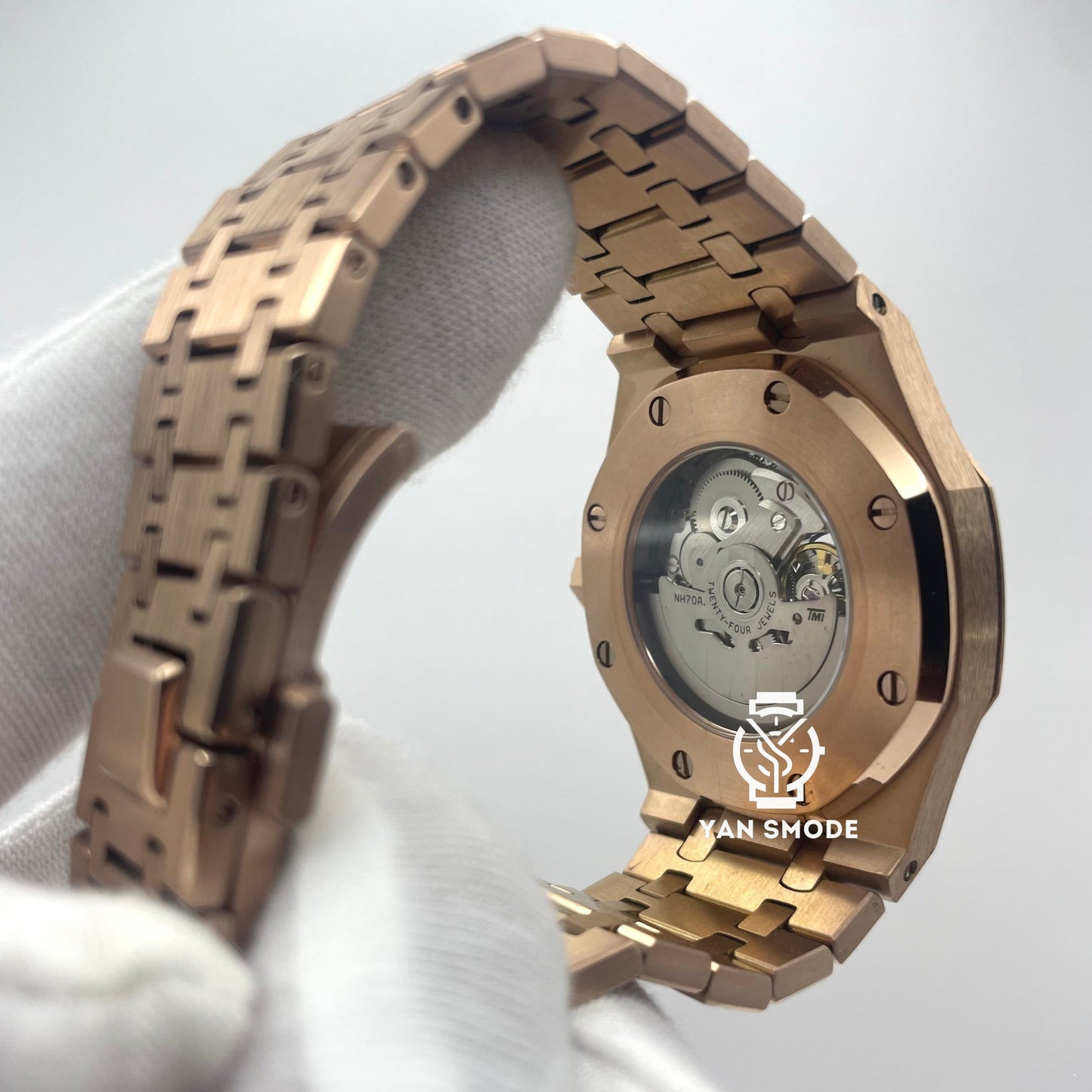 Royal Oak Or Rose Squelette Noire