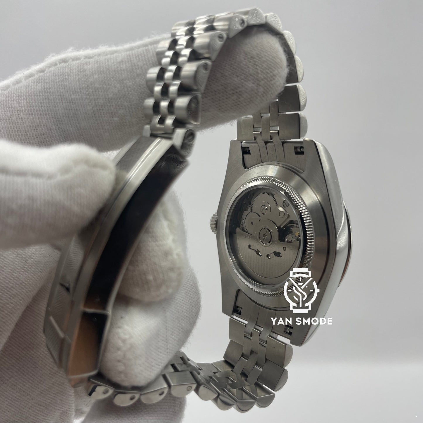 Date Just Arabic Dial Grey