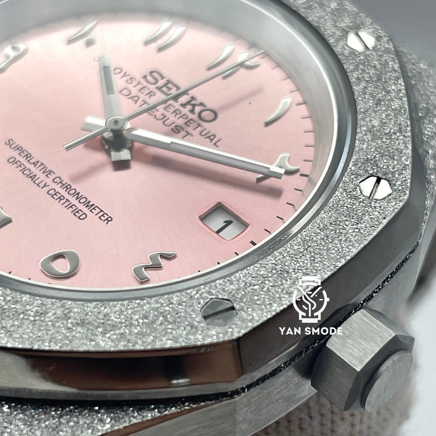 Royal Oak Brillante Arabic Dial Rose