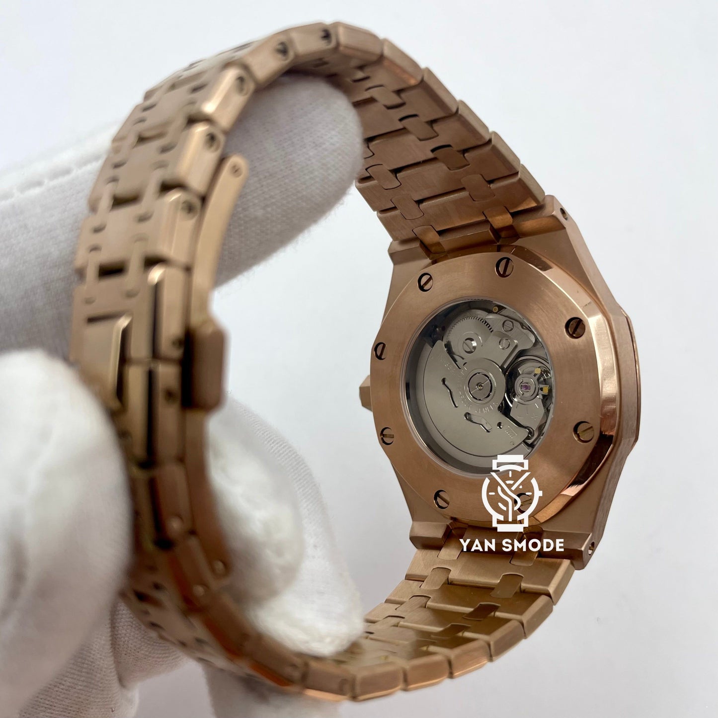 Royal Oak Brilliant Black Arabic Dial Black