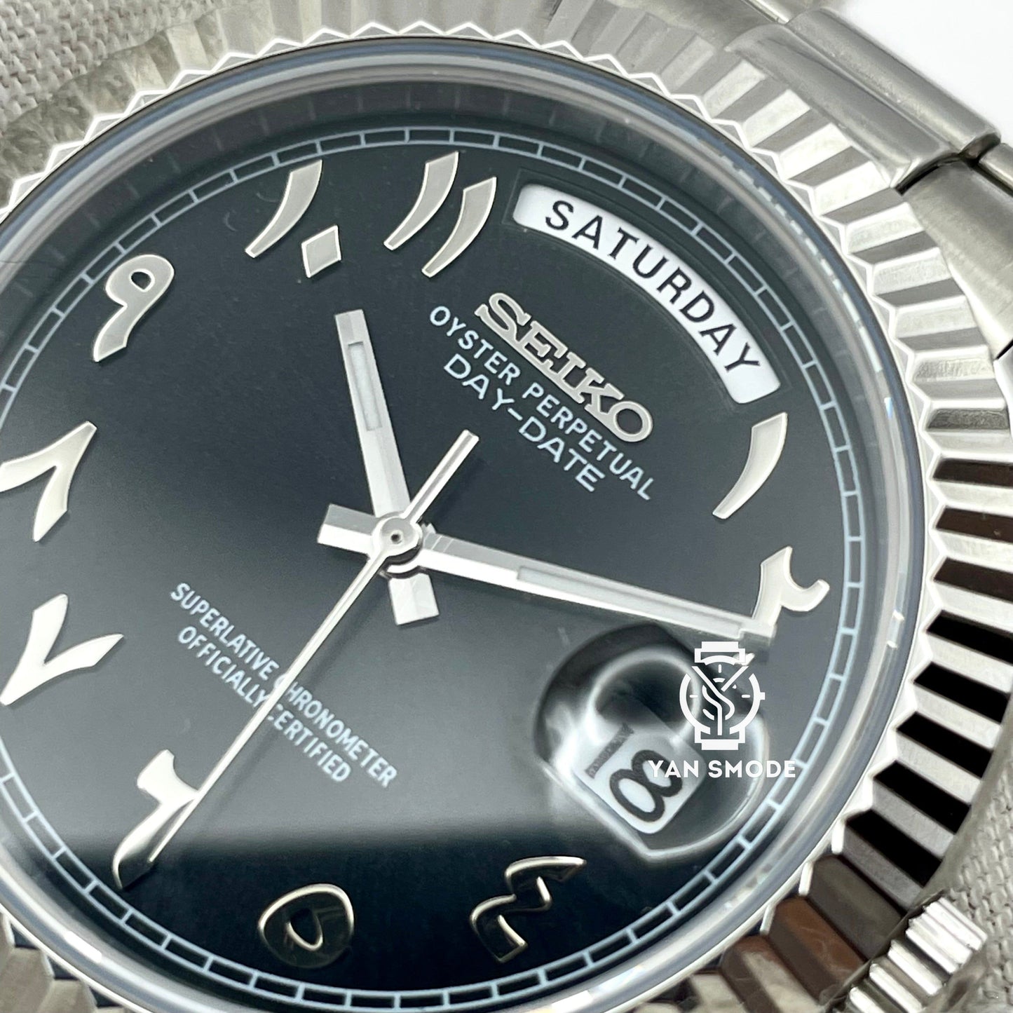 Day Date Arabic Dial Noire