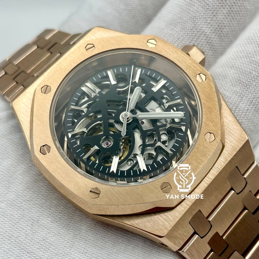 SekioMod Royal Oak Or Rose Squelette Noire - Yan Smode