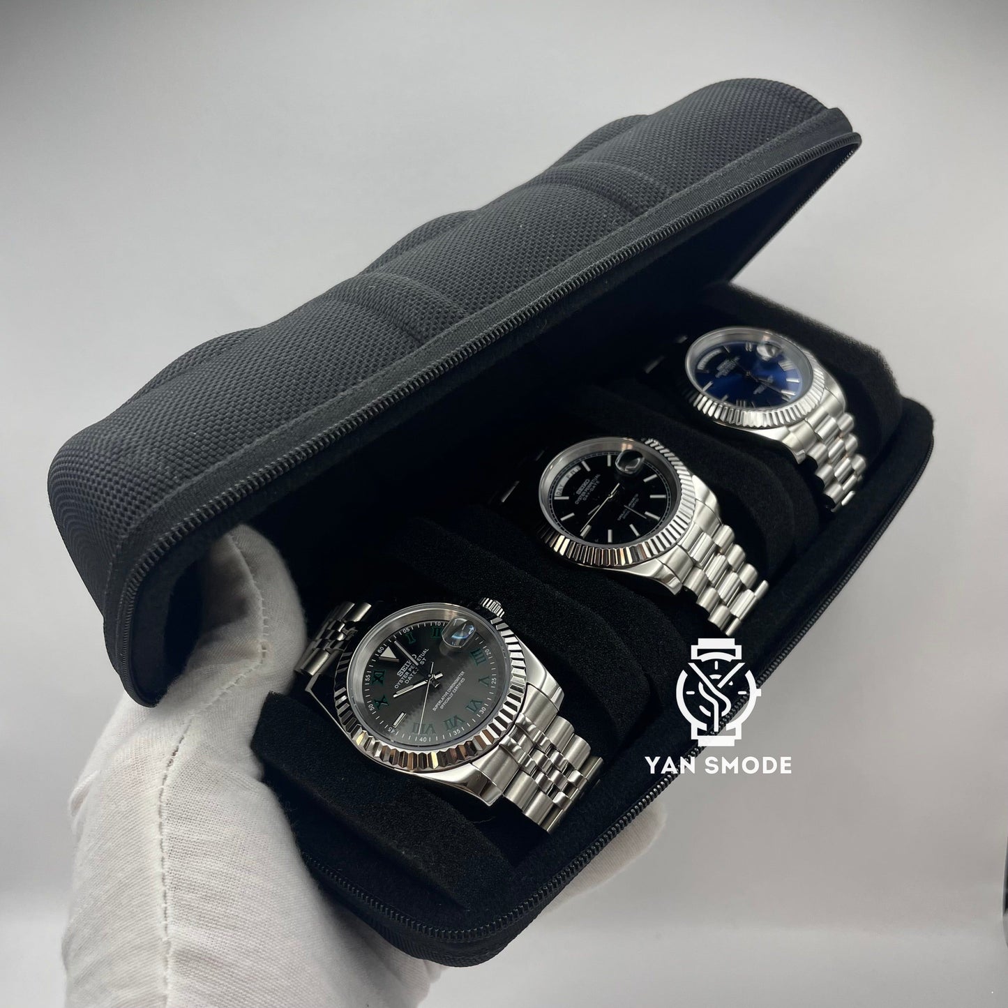Black Synthetic Box Black Velvet