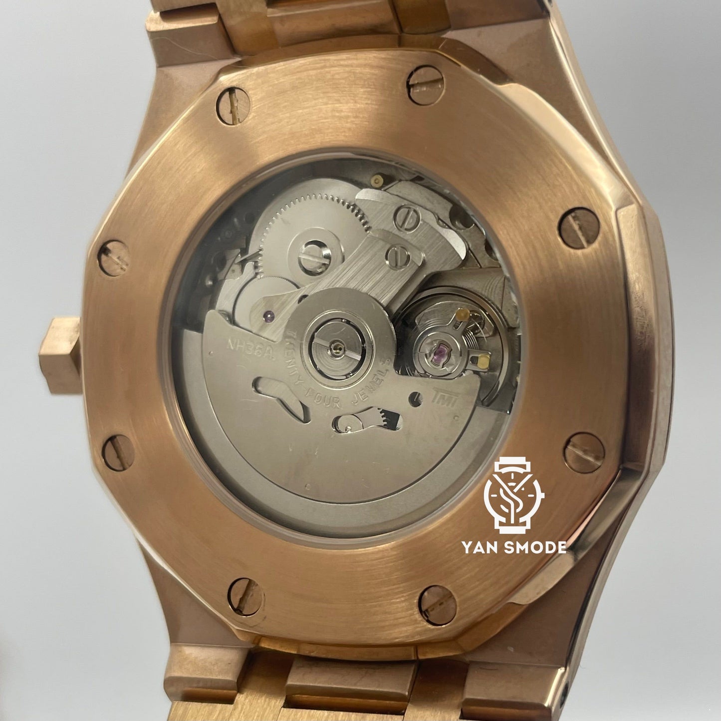 Royal Oak Brilliant Black Arabic Dial Black