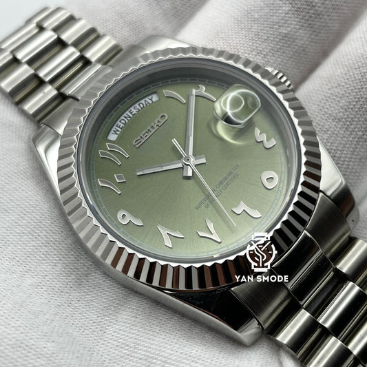 Day Date Arabic Dial Verte