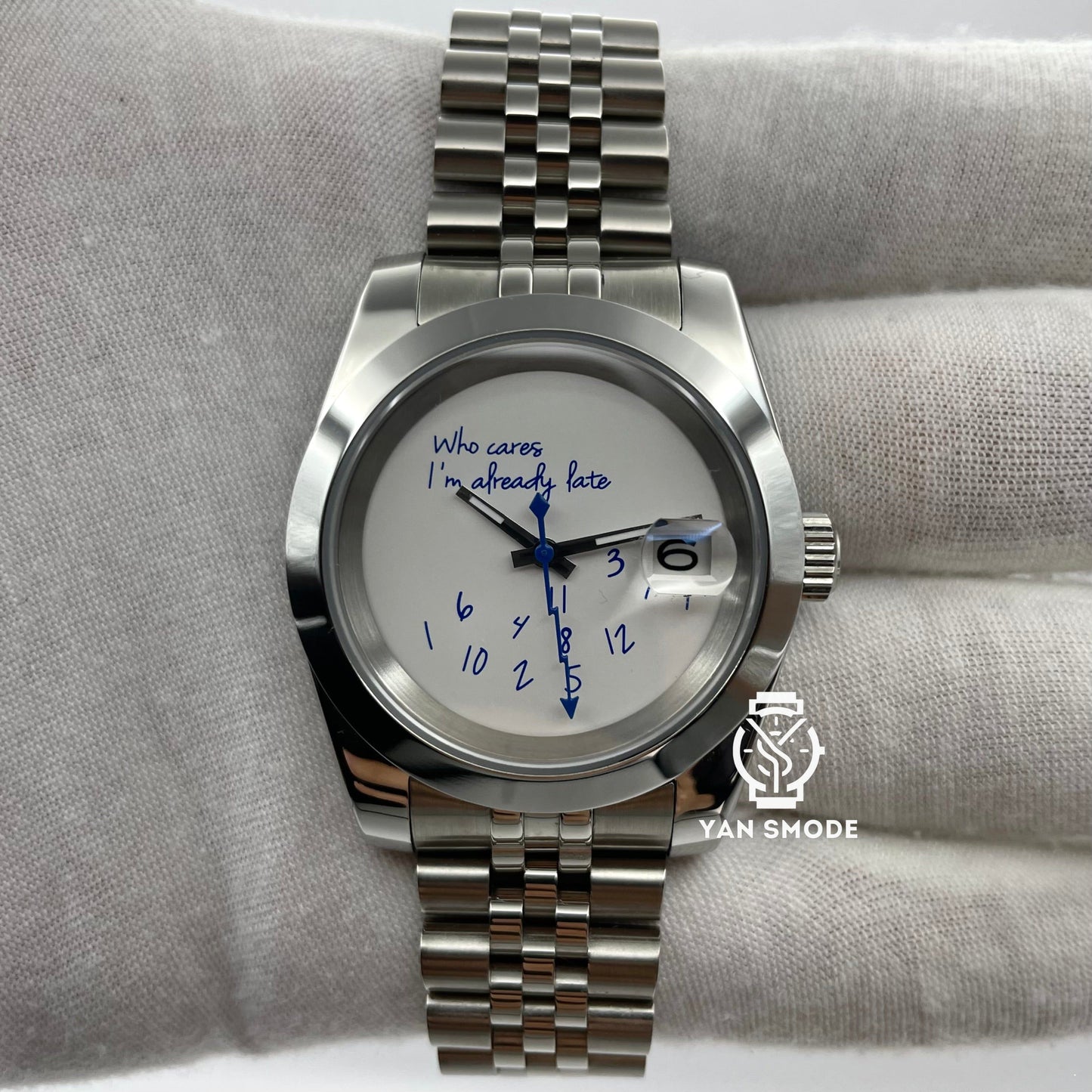 Date Just Arabic Dial Grey