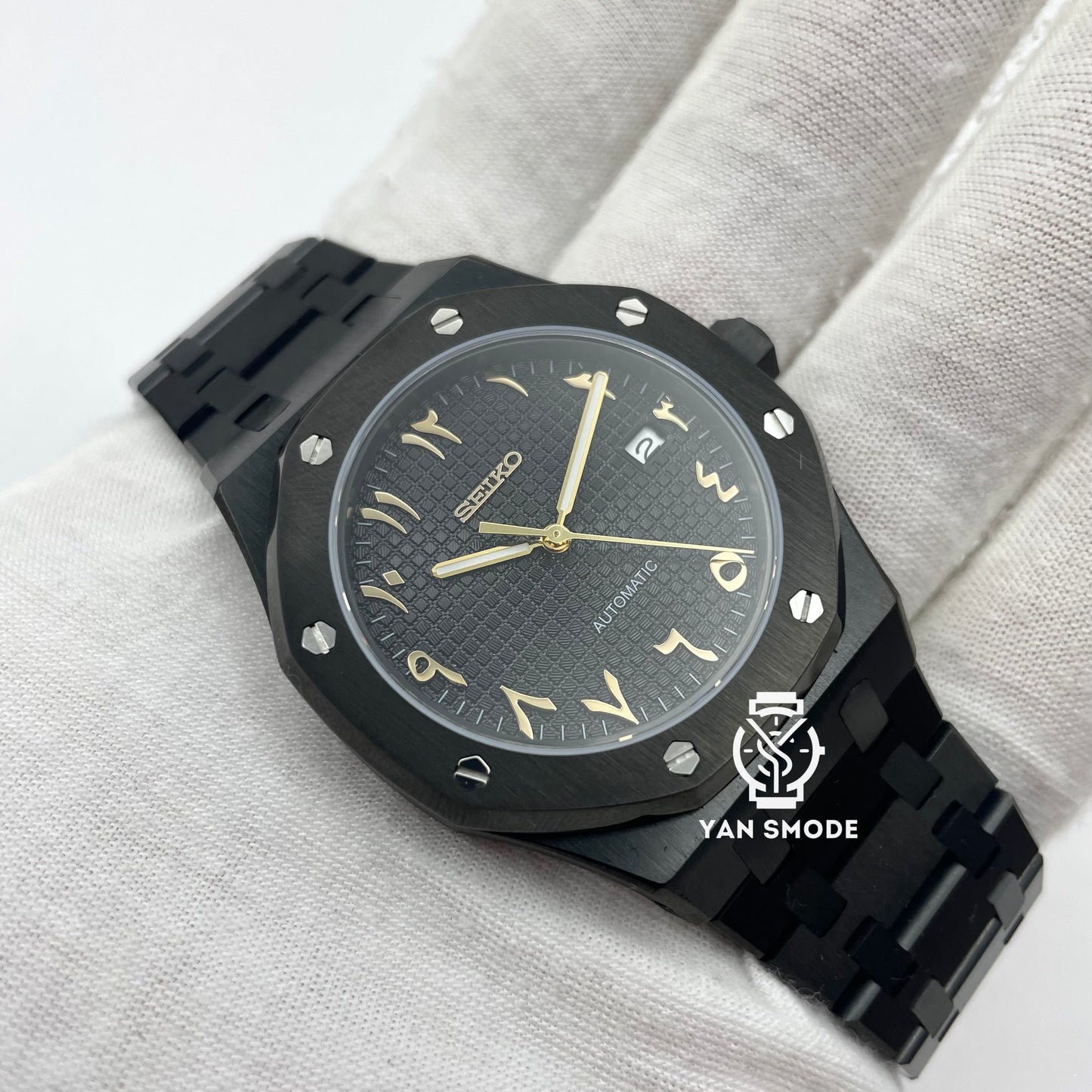 Royal Oak Black Arabic Dial Gold