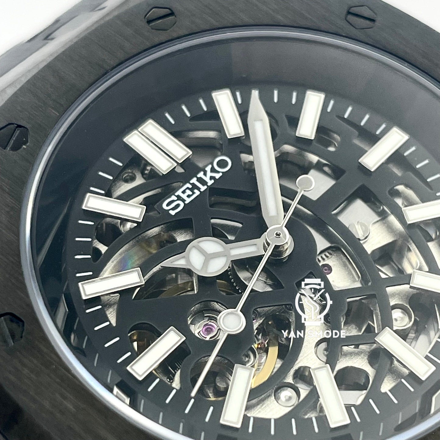 Royal Oak Black Skeleton Black