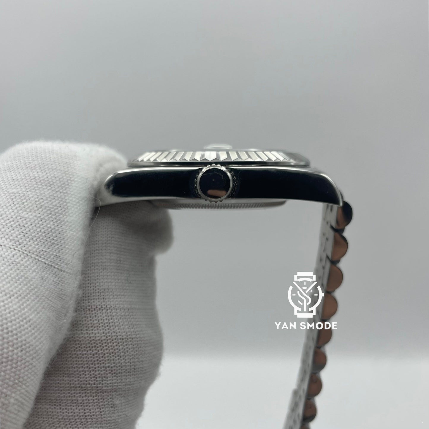 Date Just Arabic Dial Grey