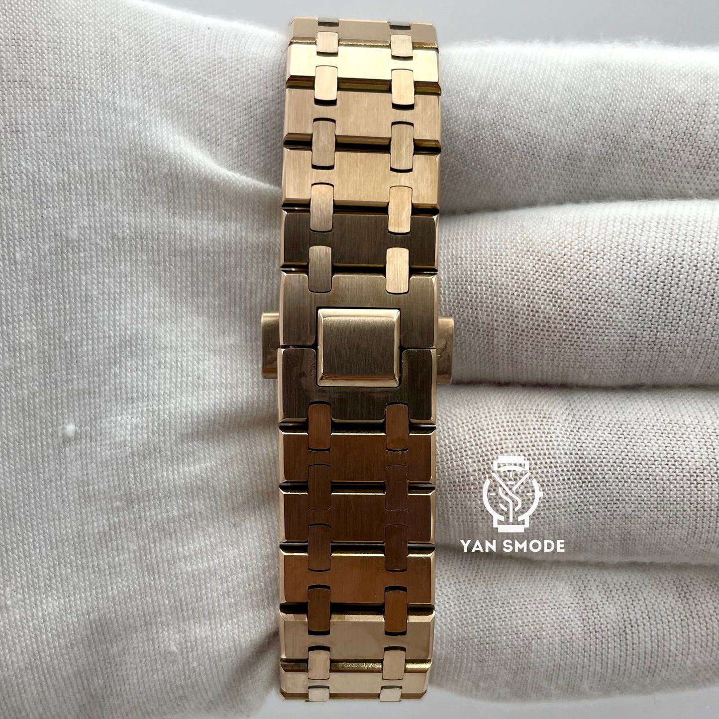 Royal Oak Rose Gold Black Skeleton