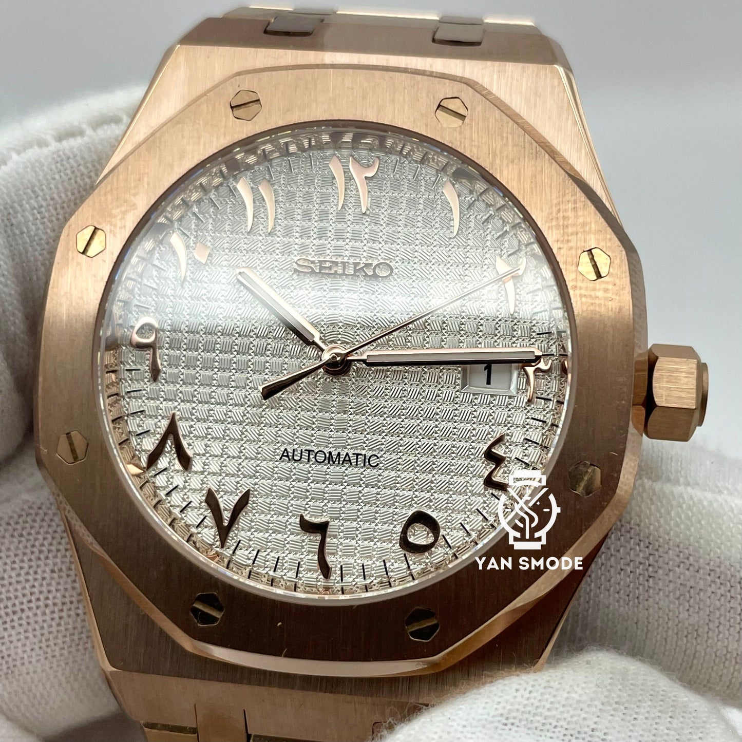 Royal Oak Brilliant Black Arabic Dial Black