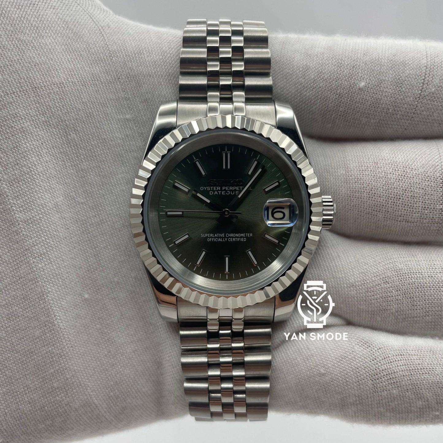 Date Just Green Khaki