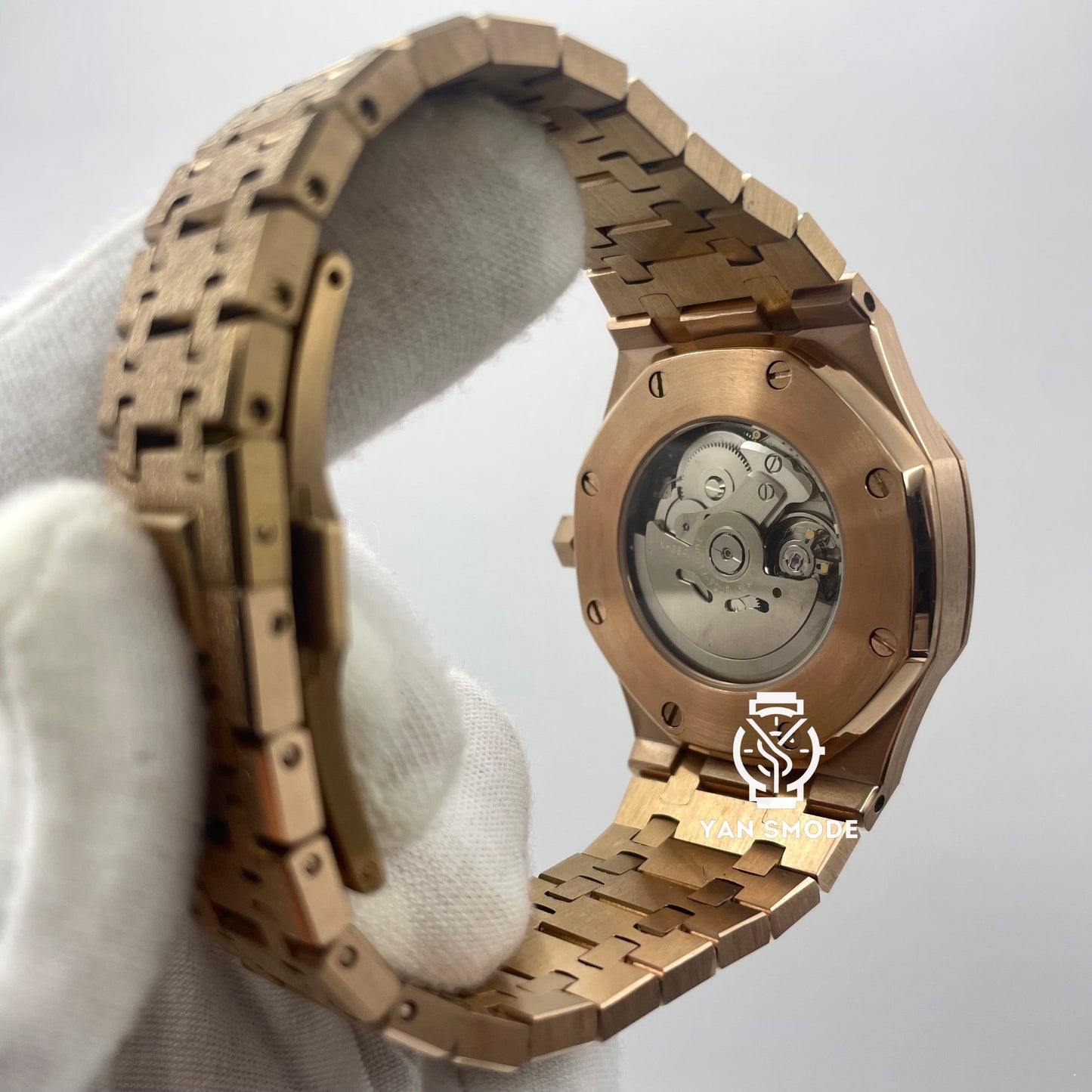 Royal Oak Brilliant Black Arabic Dial Black