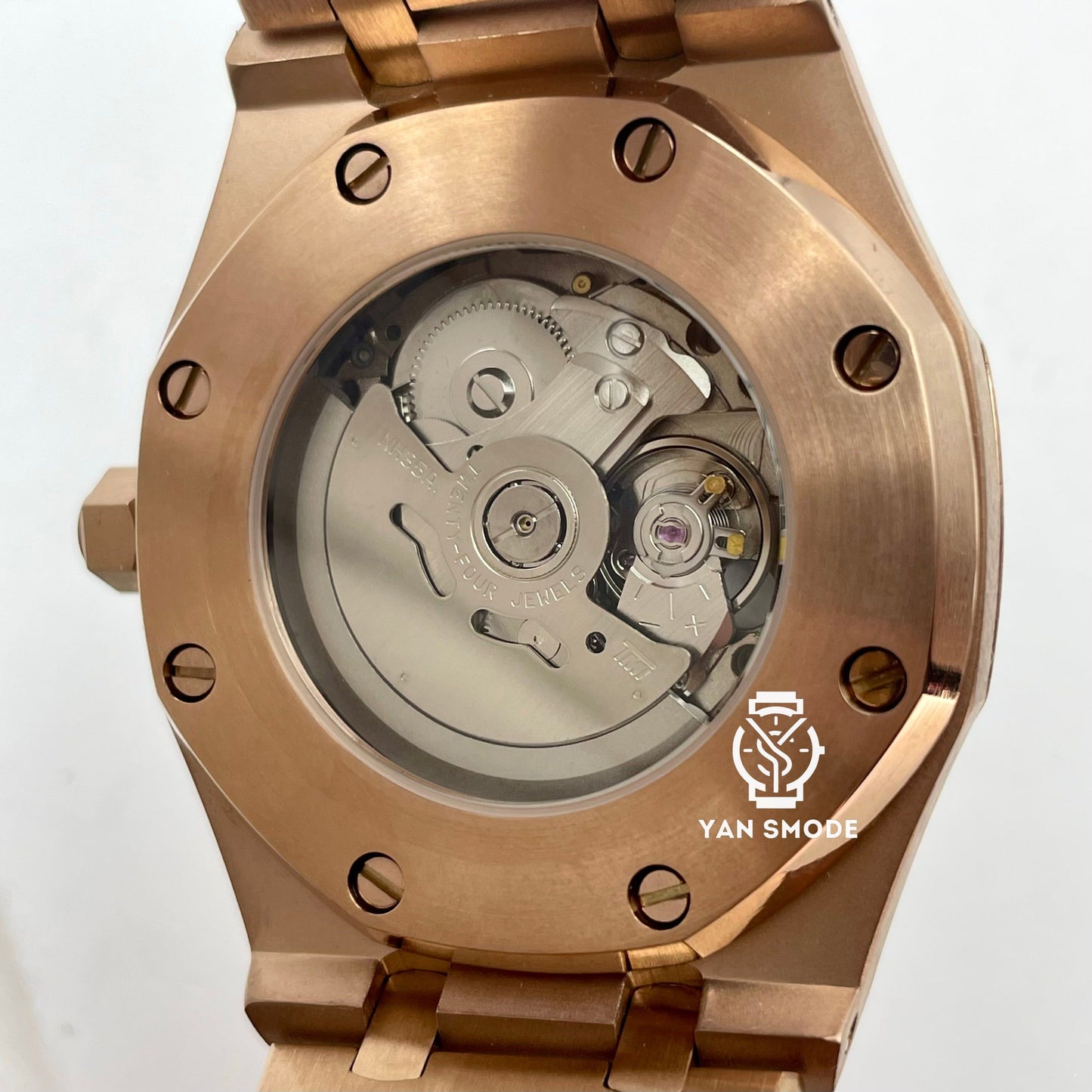Royal Oak Brilliant Black Arabic Dial Black