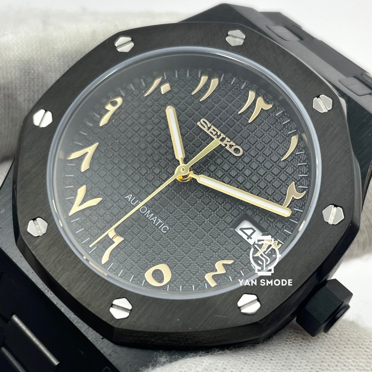 Royal Oak Black Arabic Dial Gold