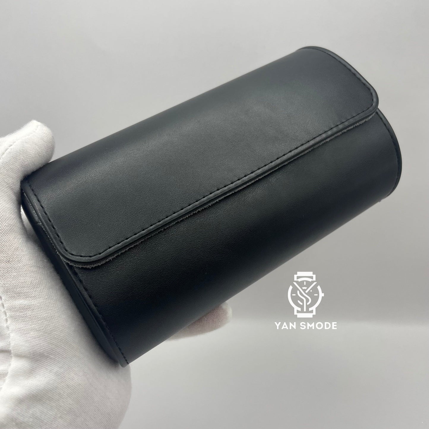 Black Leather Box One Opening