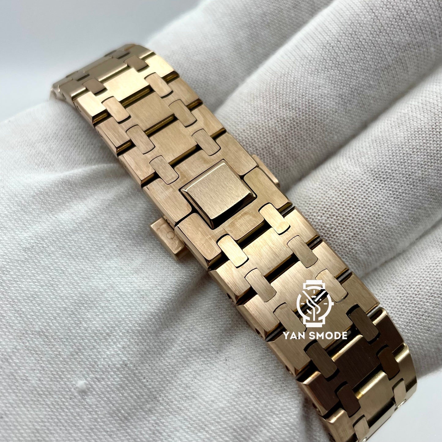 Royal Oak Rose Gold Black Skeleton