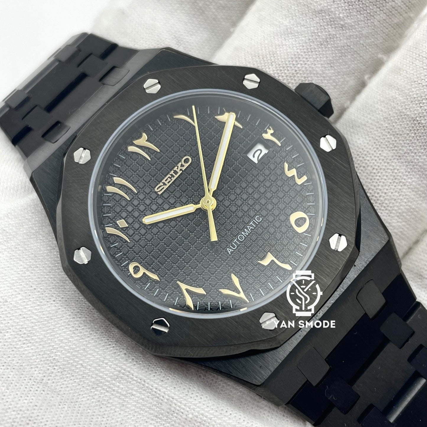Royal Oak Black Arabic Dial Gold