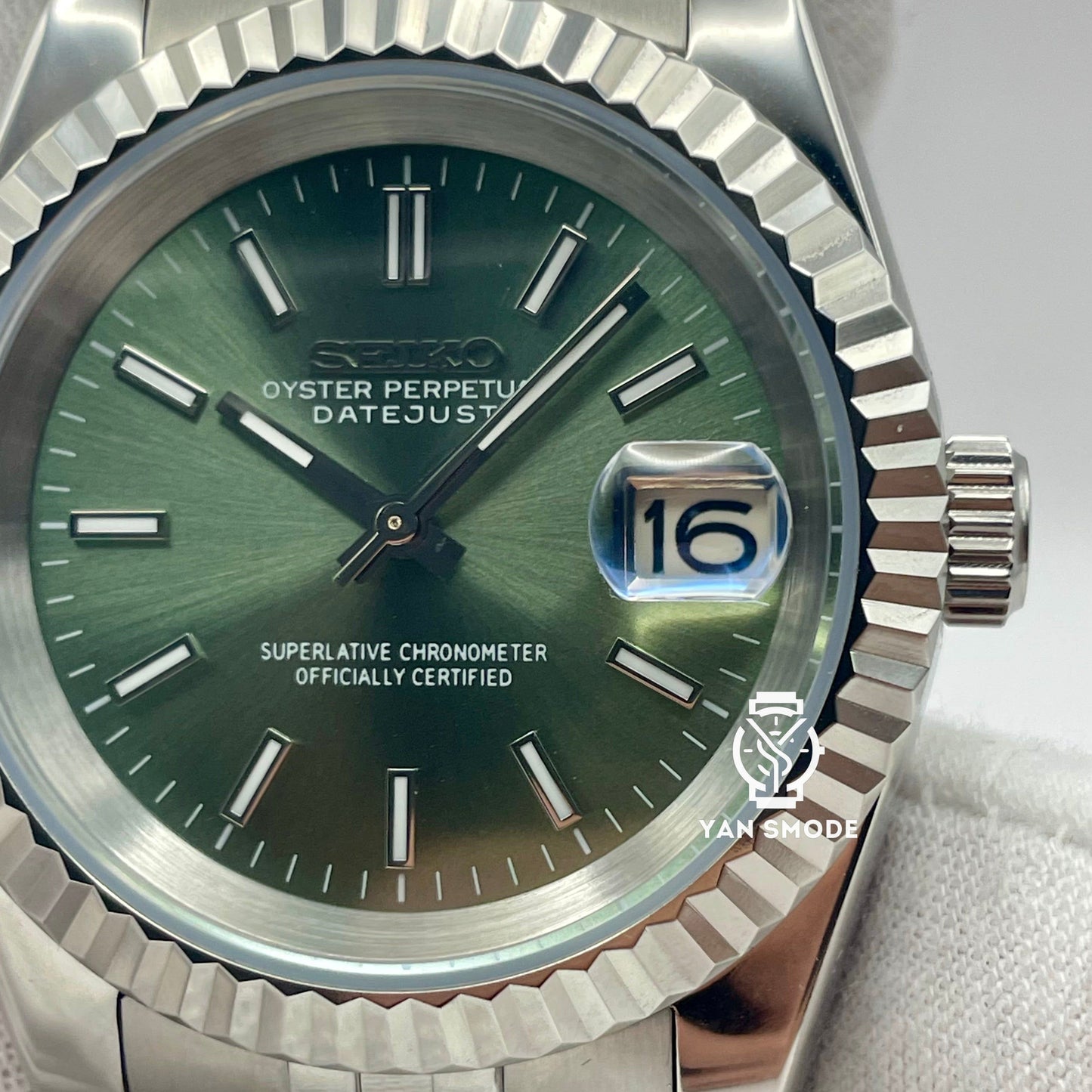 Date Just Green Khaki