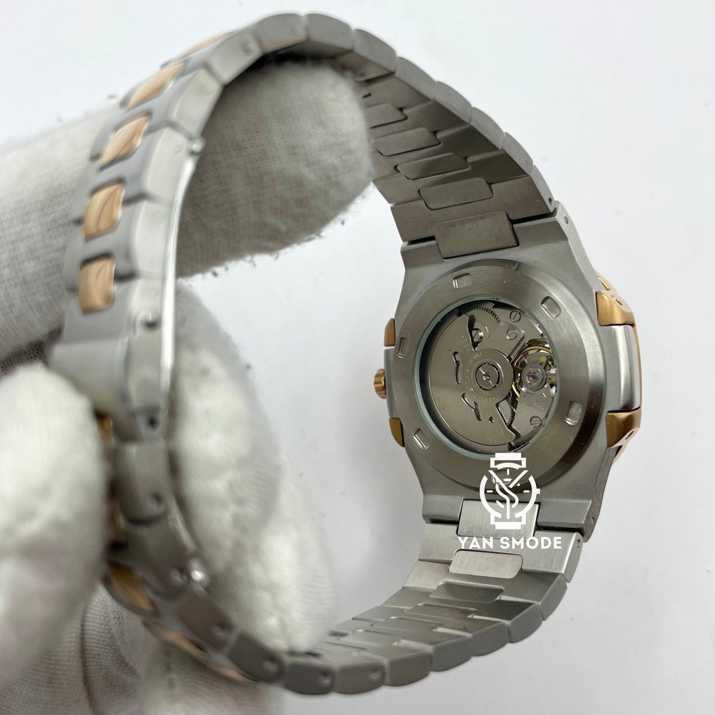 Nautilus Or Rose Beige Ouverte