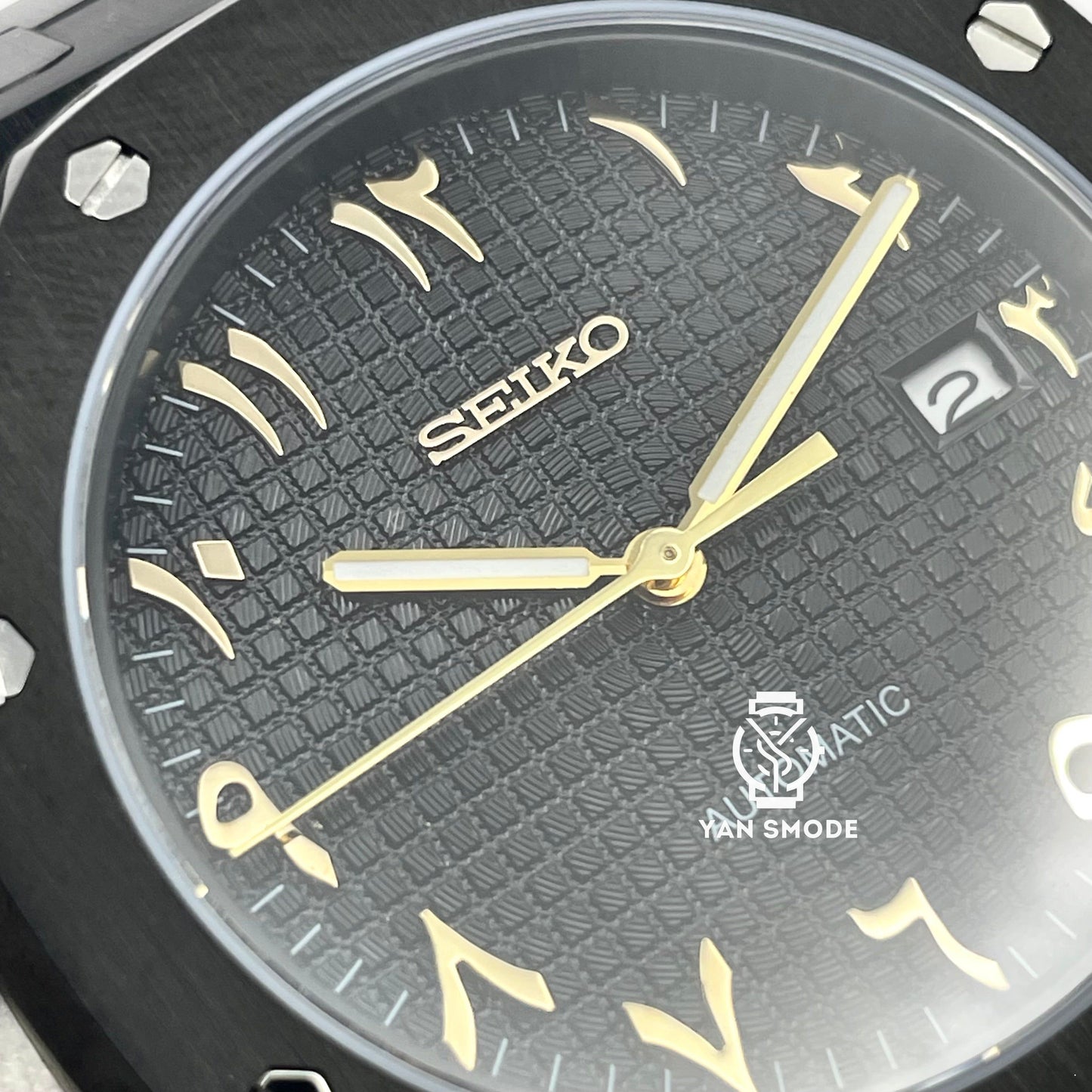 Royal Oak Black Arabic Dial Gold