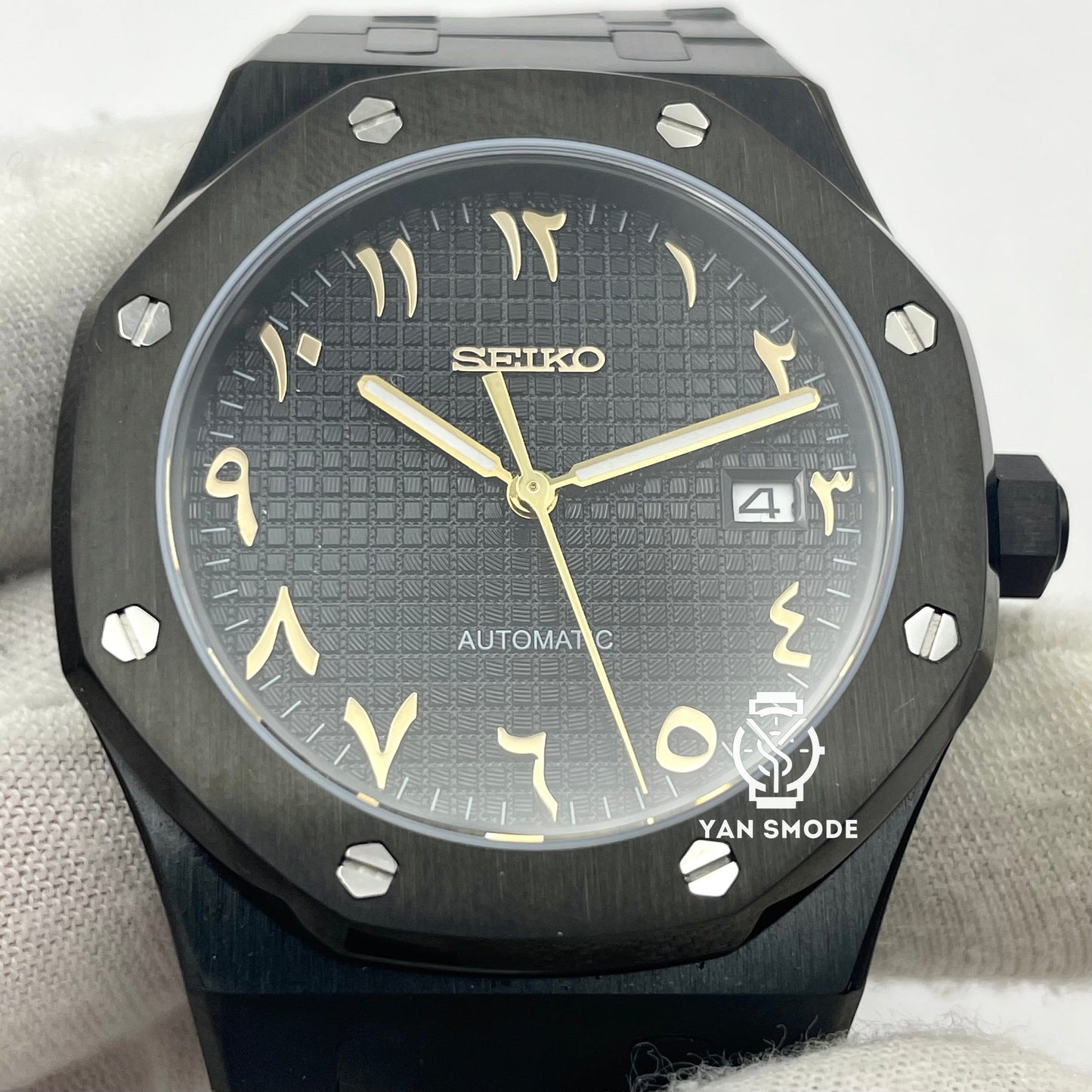 Royal Oak Black Arabic Dial Gold
