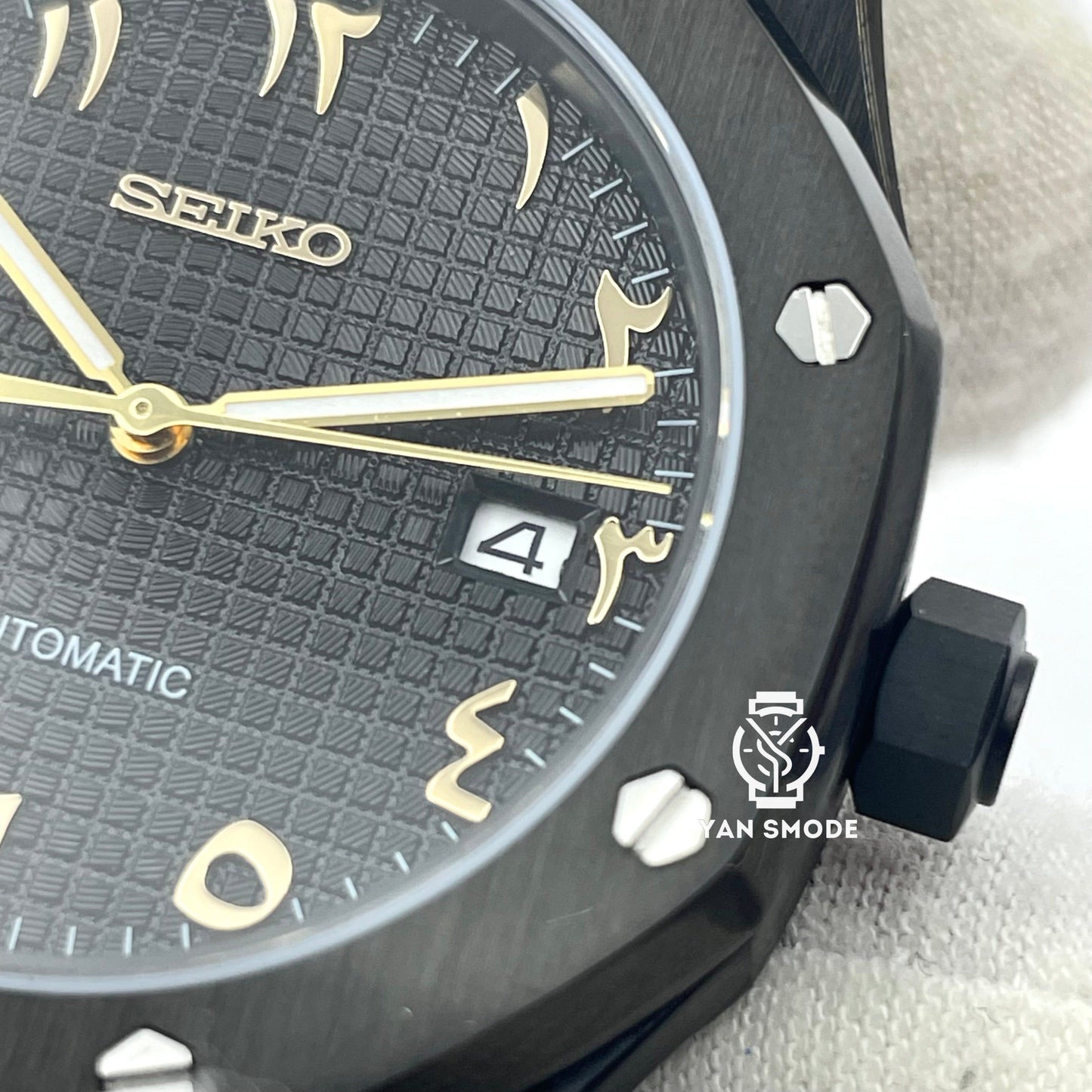 Royal Oak Black Arabic Dial Gold