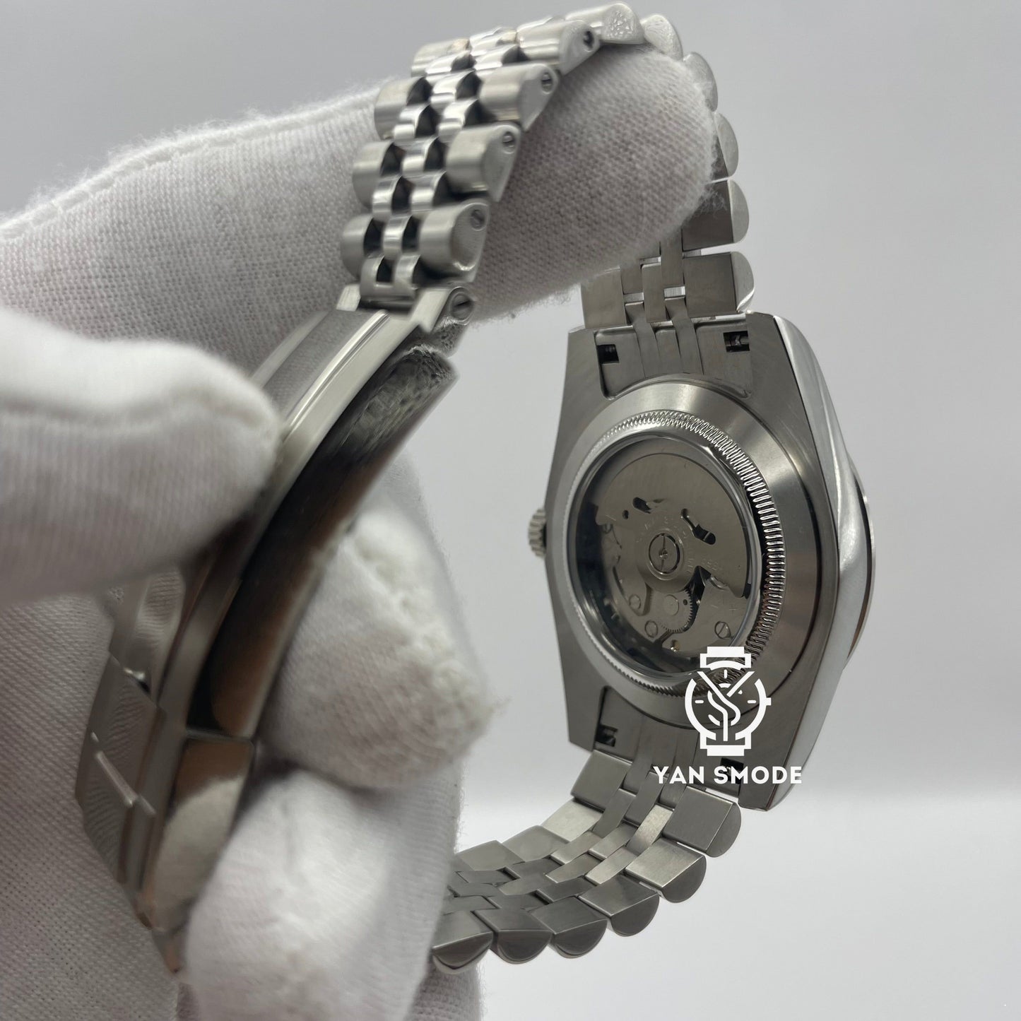 Date Just Arabic Dial Light Blue
