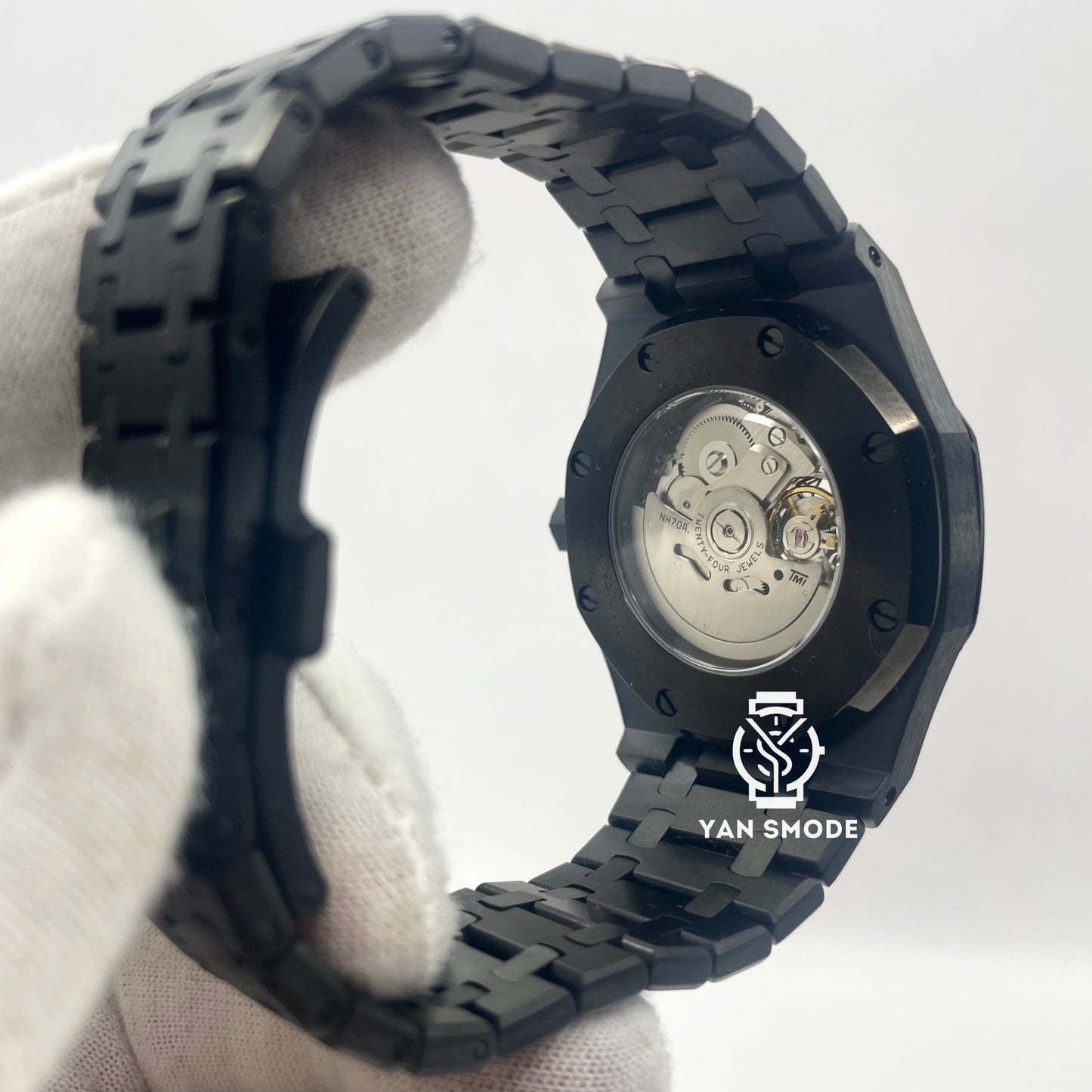 Royal Oak Black Skeleton Black