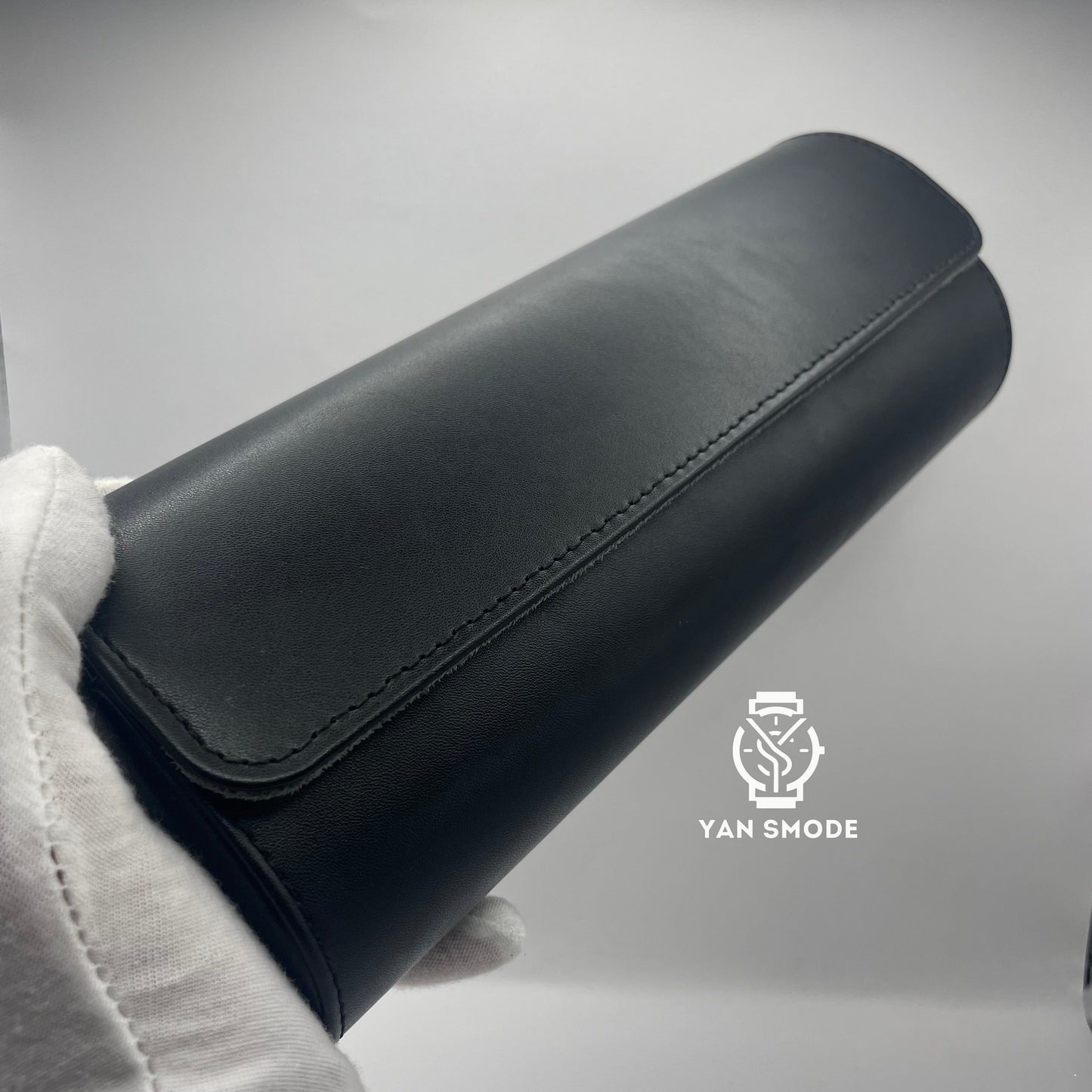 Black Leather Box One Opening