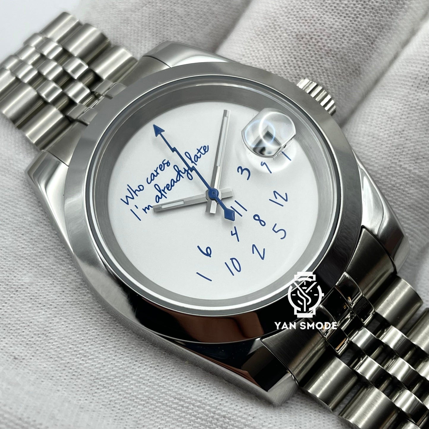 Date Just Arabic Dial Grey