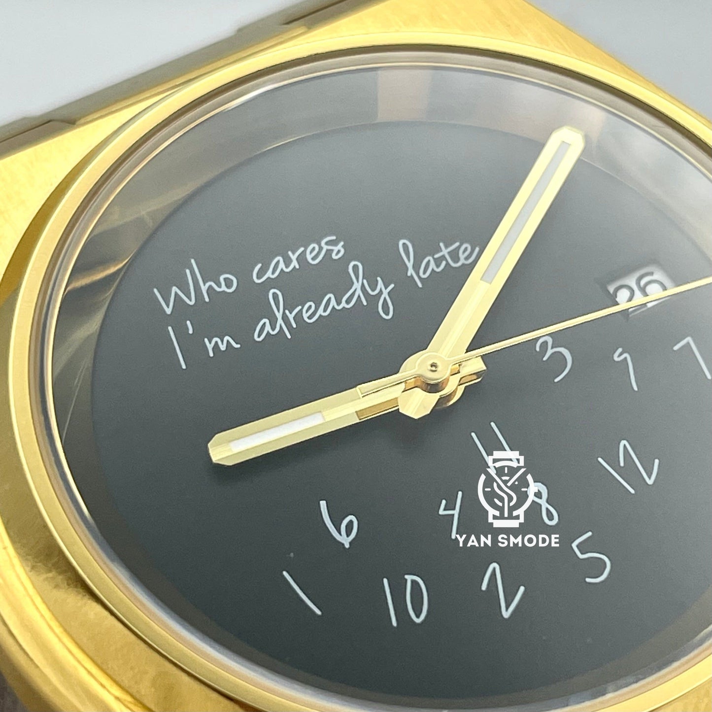 Date Just Yellow Gold Decorated with Diamonds
