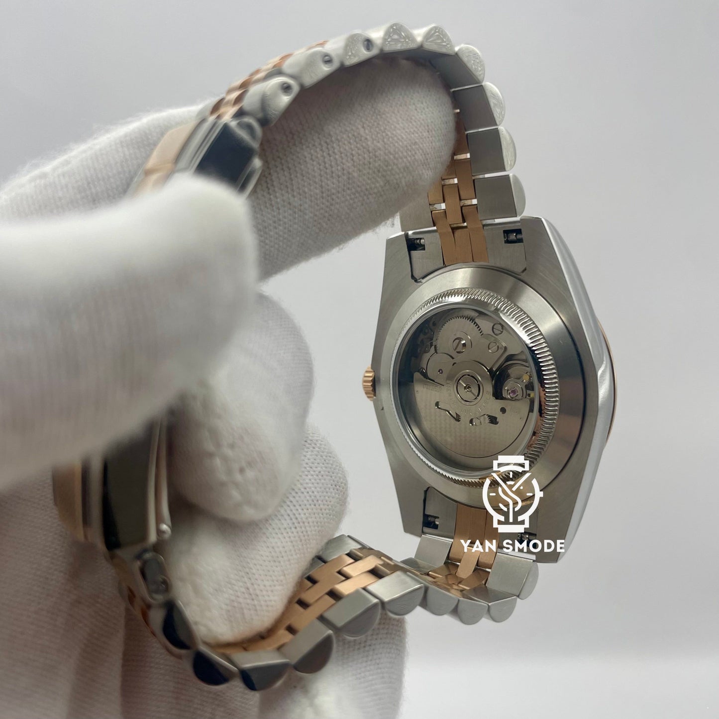 Date Just Brown Rose Gold