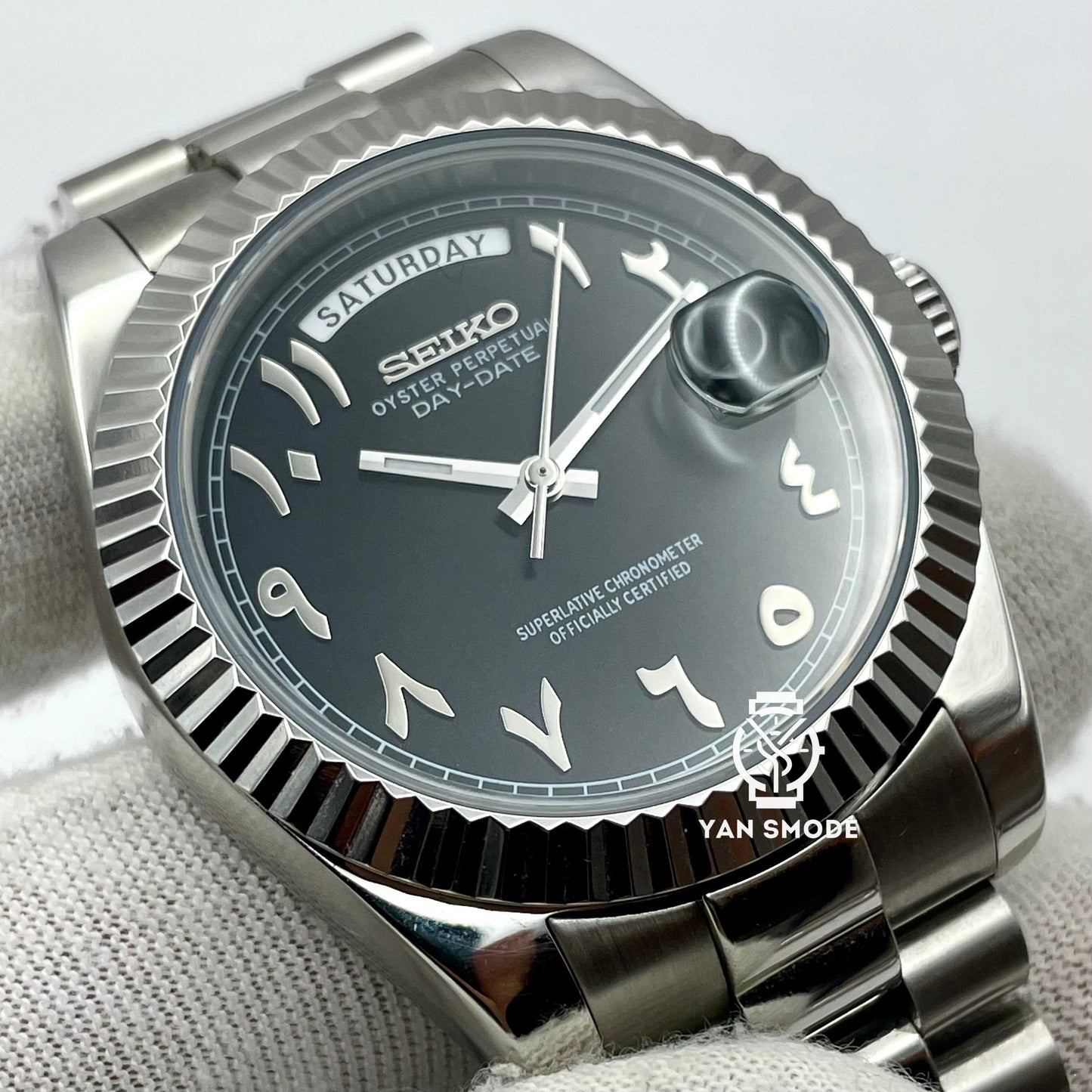 Day Date Arabic Dial Noire