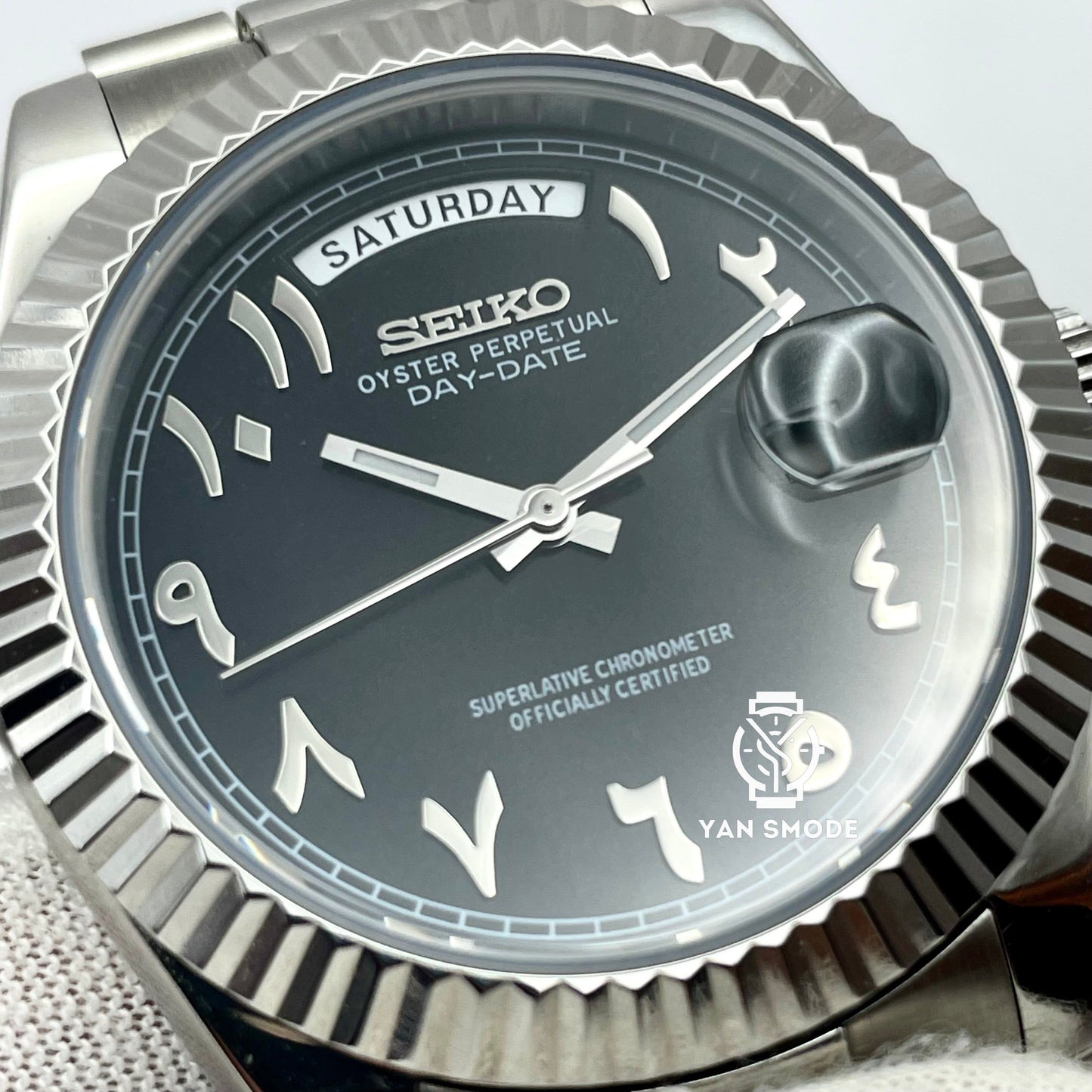 Day Date Arabic Dial Noire