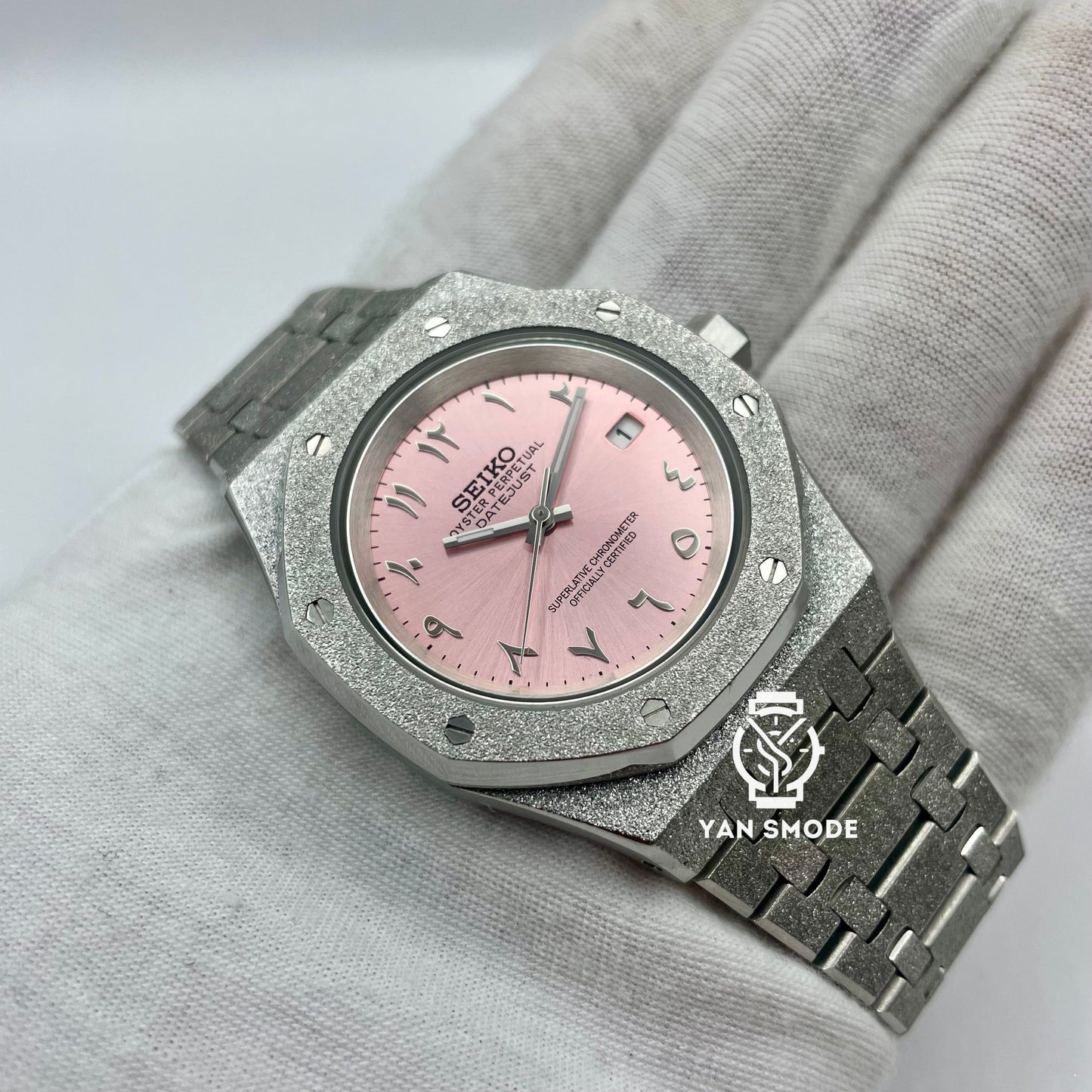 Royal Oak Brillante Arabic Dial Rose