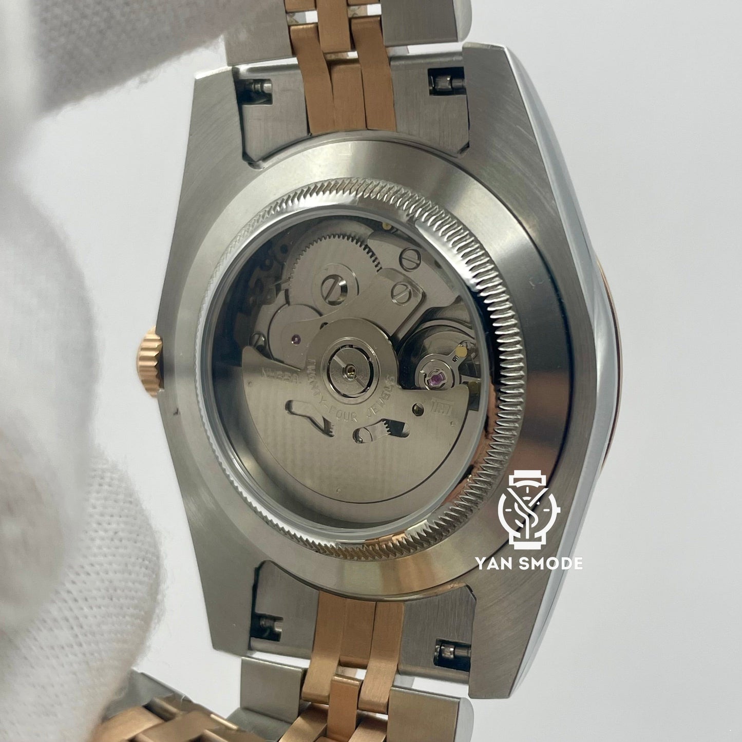 Date Just Brown Rose Gold