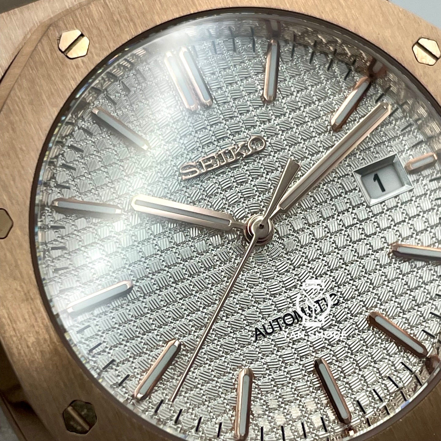 Royal Oak Rose Gold Black Skeleton