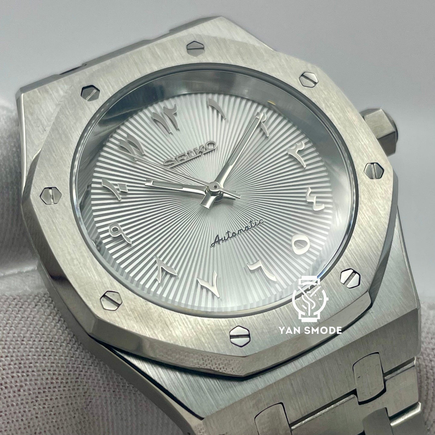 Royal Oak Arabic Dial Blanche