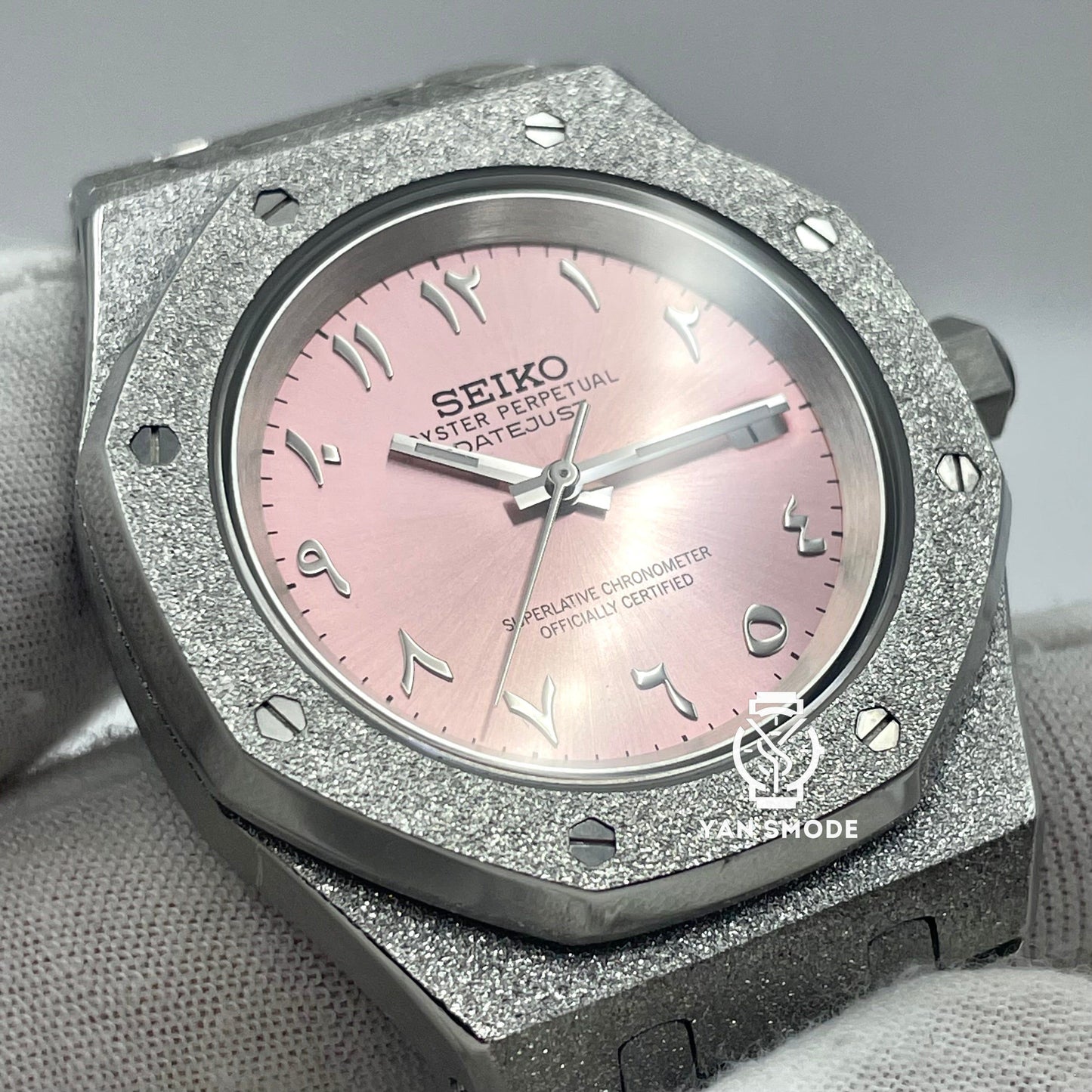Royal Oak Brillante Arabic Dial Rose