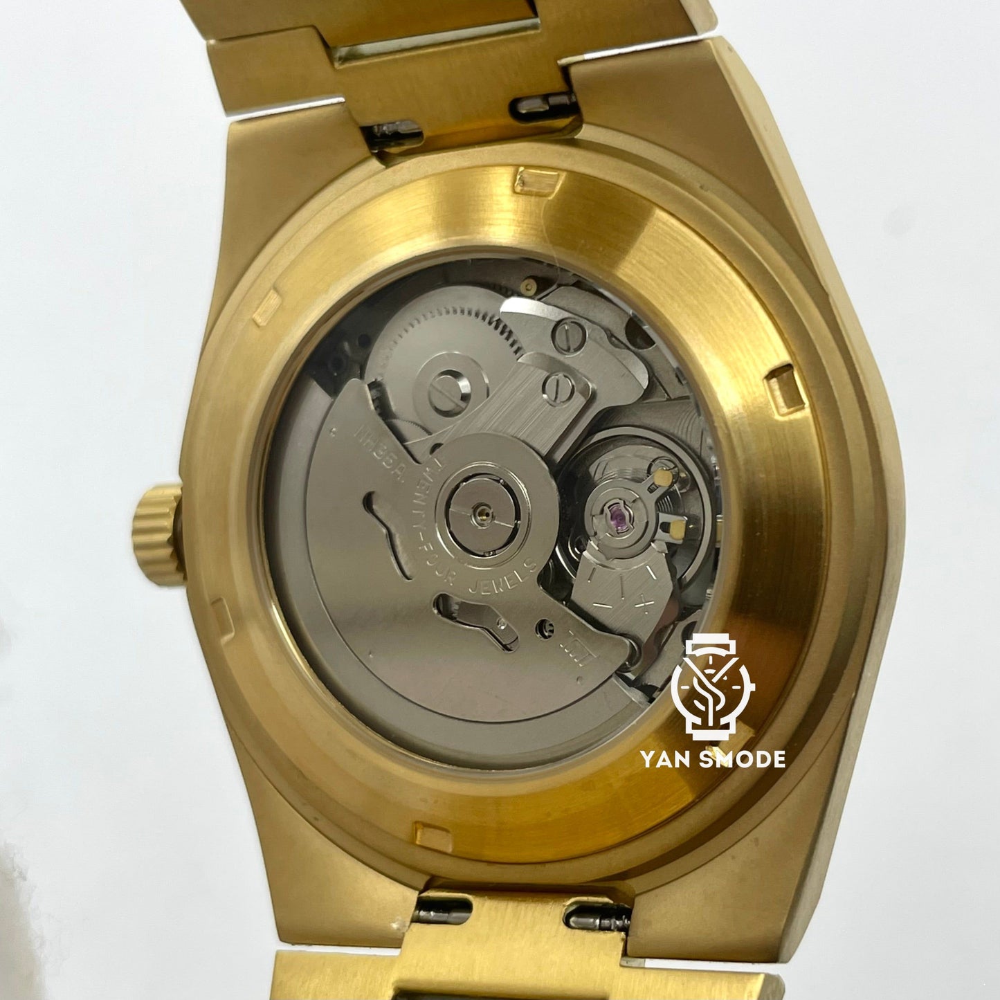 Date Just Yellow Gold Decorated with Diamonds