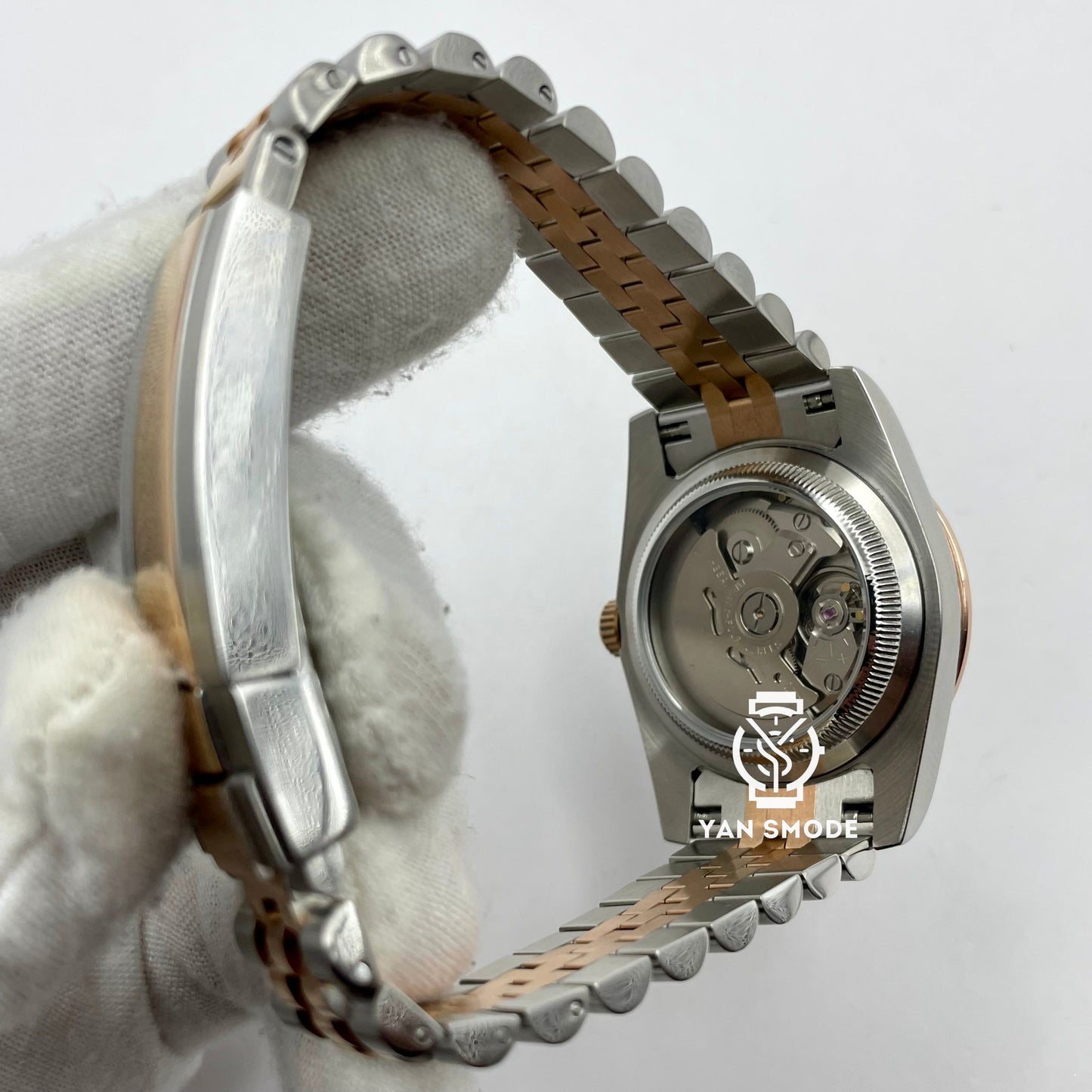 Date Just Brown Rose Gold