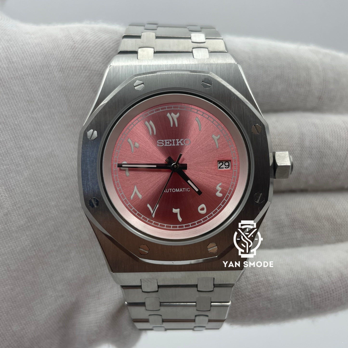 SekioMod Royal Oak Arabic Dial Rose - Yan Smode