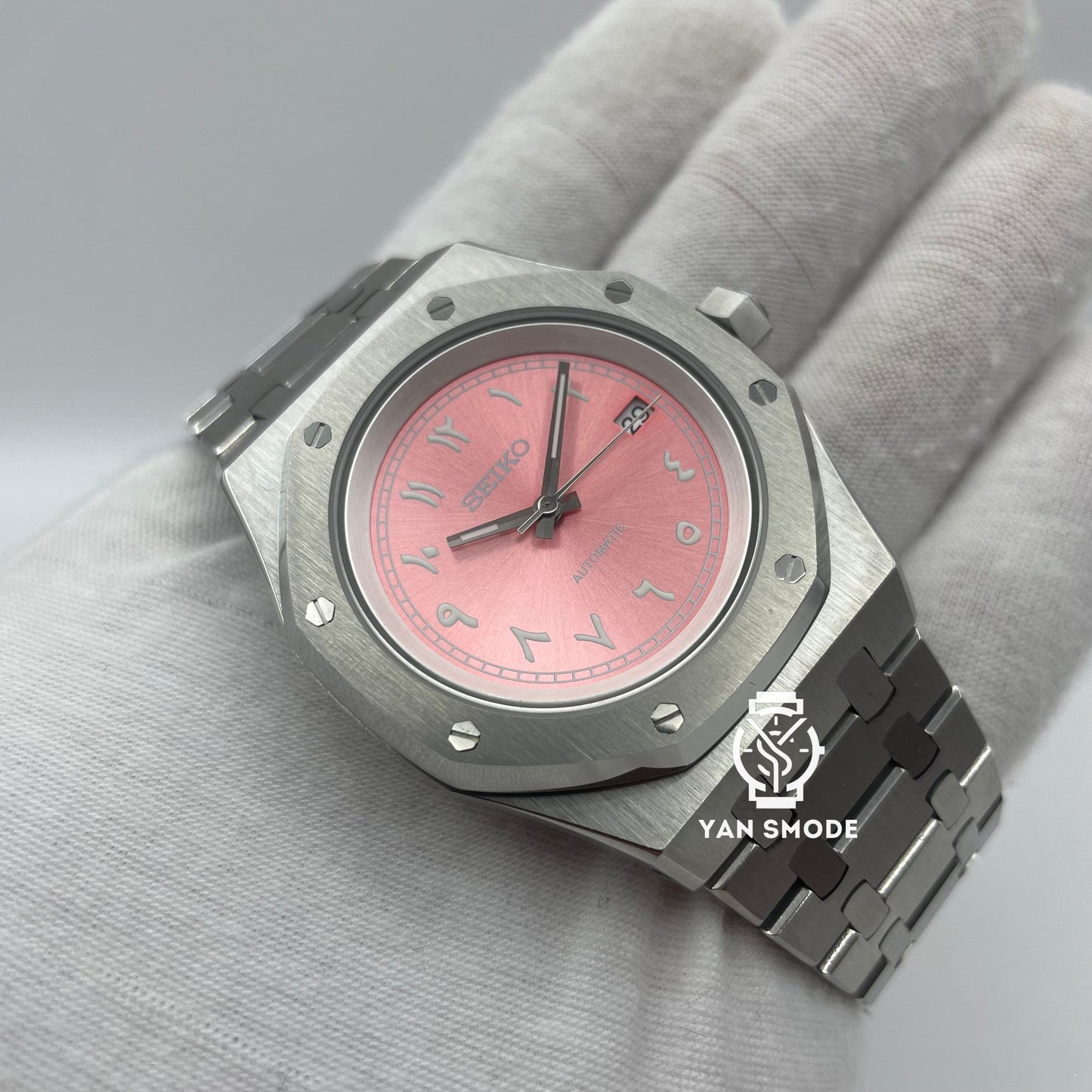 SekioMod Royal Oak Arabic Dial Rose - Yan Smode